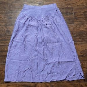 Purple/lavender midi flowy skirt from target
